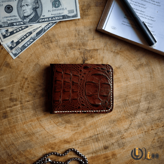 Crocodile Bifold Wallet-B7