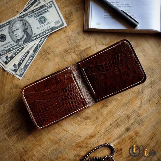 Crocodile Bifold Wallet-B7