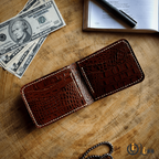 Crocodile Bifold Wallet-B7